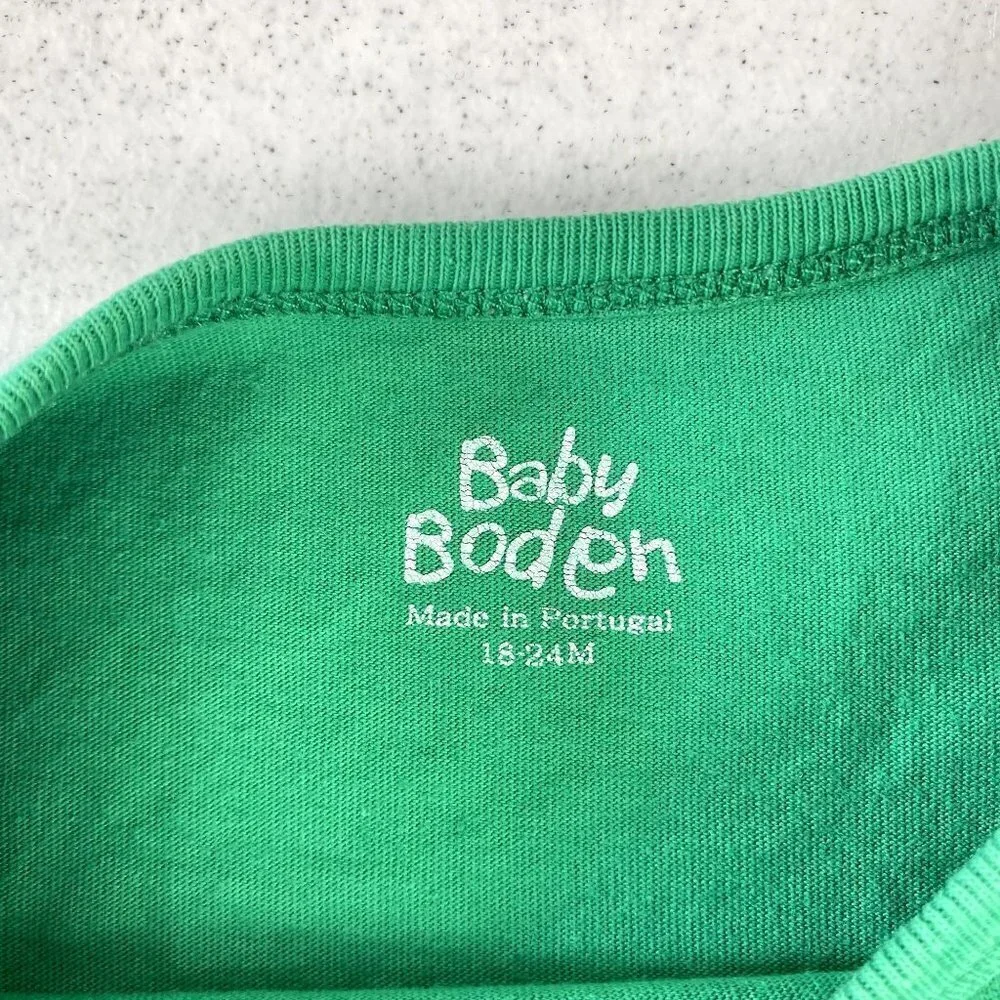 Baby Boden Color Learning Long Sleeve Tee White 18-24M
